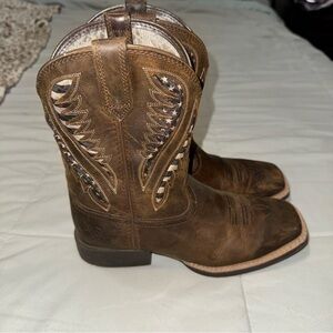 Ariat YOUTH Quickdraw VentTEK Western Boots Size 4.5